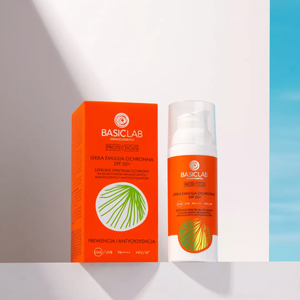 Zestaw dermatologiczna ochrona SPF 50+ PA++++ : Lekka emulsja SPF do twarzy + SPF do ciała