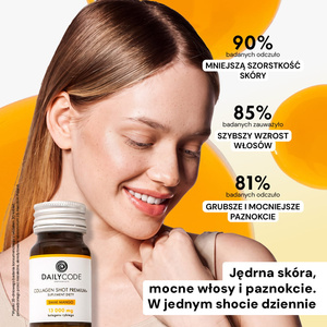 Collagen Shot Premium+, 13 000 mg kolagenu rybiego, 30 szt., smak mango