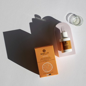 Antyoksydacyjne serum wzmacniające 0,5% ergotioneiny, 5% kompleksu diglukozydu kwasu galusowego, EGCG, Blask i Elastyczność 15 ml